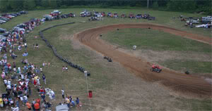 Oswego Speedway's dirt track (2005 pic) where we race once per week June-August!